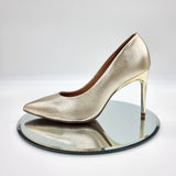 Vizzano 1344-200 Pointy Toe Pump in Champagne Metal