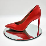 Vizzano 1344-200 Pointy Toe Pump in Red Metal