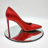 Vizzano 1344-200 Pointy Toe Pump in Red Metal