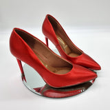 Vizzano 1344-200 Pointy Toe Pump in Red Metal