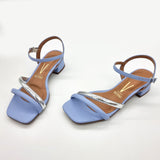 Vizzano 6454-116 Low Heel Sandal in Jeans