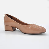 Vizzano 1346-100 Low Heel Pump in Nude Patent