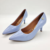 Vizzano 1185-702 Pointy Toe Pump in Jeans Patent