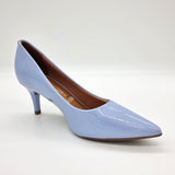 Vizzano 1185-702 Pointy Toe Pump in Jeans Patent