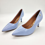 Vizzano 1185-702 Pointy Toe Pump in Jeans Patent