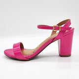 Vizzano 6262-474 Block Heel Sandal in Pink Patent