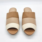 Modare 7109-464 Slip-On Mule Sandal in Tan/Beige