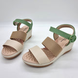 Modare 7182-104 Wedge Sandal in Green