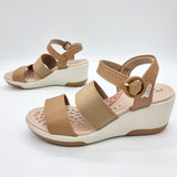 Modare 7182-104 Wedge Sandal in Tan