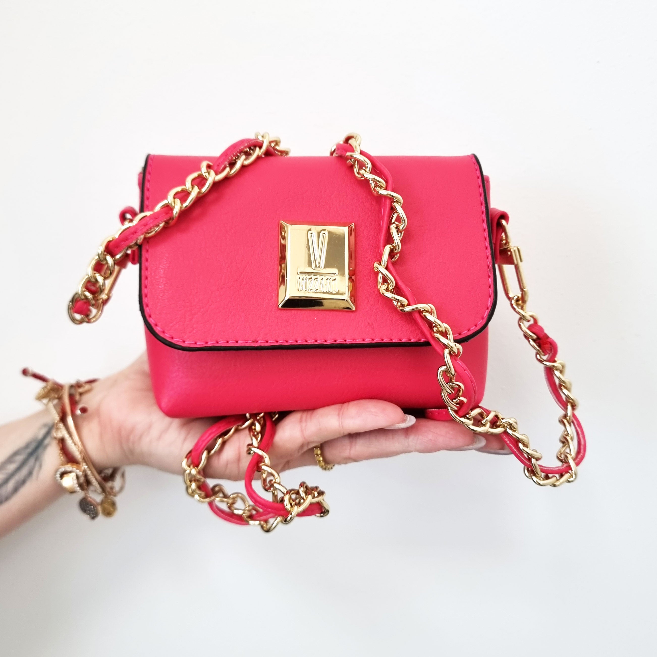 Vizzano 10047-1 Shoulder Bag in Pink Gloss