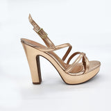 Vizzano 6292-260 High Heel Strappy Platform Sandal in Rose Gold