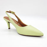 Vizzano 1185-700 Mid Heel Slingback in Mint Napa