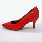 Vizzano 1185-702 Pointy Toe Pump in Cinnabar Red Napa