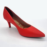 Vizzano 1185-702 Pointy Toe Pump in Cinnabar Red Napa