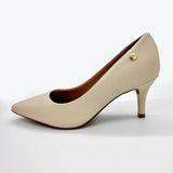 Vizzano 1185-702 Pointy Toe Pump in Cream Napa