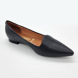 Vizzano 1206-261 Pointy Toe Flat in Black Napa