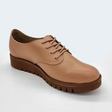 Beira Rio 4174-419 Brogue Flat in Nude