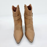 Vizzano 3070-110 Pointy Toe Ankle Boot in Tan Napa