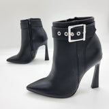 Vizzano 3102-101 High Heel Boot in Black Napa