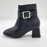 Vizzano 3098-103 Block Heel Boot in Black Napa