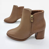 Modare 7078-101 Low Heel Ankle Boot in Taupe