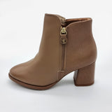 Modare 7078-101 Low Heel Ankle Boot in Taupe