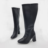 Beira Rio 9086-103 Block Heel Boot in Black