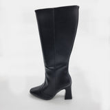 Beira Rio 9086-103 Block Heel Boot in Black