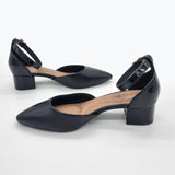 Beira Rio 4182-204 Pointy Toe Ankle Strap Pump in Black