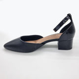 Beira Rio 4182-204 Pointy Toe Ankle Strap Pump in Black