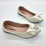 Moleca 5727-129 Pointy Toe in Off White Napa