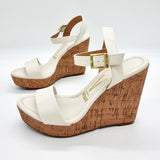 Vizzano 6283-2000 Wedge Sandal in Off White Napa