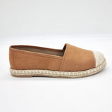 Moleca 5801-101 Round Toe Espadrille Flat in Camel