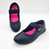 Actvitta 4202-549 Slip on Velcro Strap Sneaker in Black