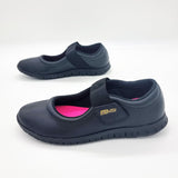 Actvitta 4202-549 Slip on Velcro Strap Sneaker in Black