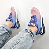 Activitta 4816-219 Lace up Sneaker in Pink/Jeans
