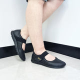 Actvitta 4202-549 Slip on Velcro Strap Sneaker in Black