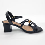 Beira Rio 8536-102 Block Heel Strappy Sandal in Black