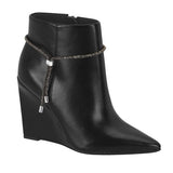 Vizzano 3099-101 Wedge Heel Boot in Black Napa