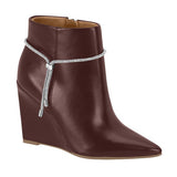 Vizzano 3099-101 Wedge Heel Boot in Burgundy Napa