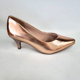 Beirra Rio 4076-1101 Pointy Toe Pump in Rose Gold Napa