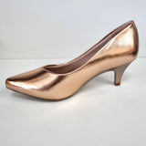Beirra Rio 4076-1101 Pointy Toe Pump in Rose Gold Napa