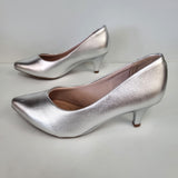 Beirra Rio 4076-1101 Pointy Toe Pump in Silver Napa