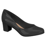 Beira Rio 4777-409 Low Heel Pump in Black Patent