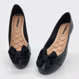Moleca 5027-1445 Round Toe Ballerina Flat in Black