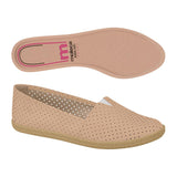 Moleca 5287-200 Slip-on Flat in Nude