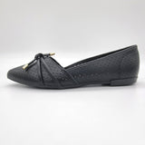 Moleca 5301-363 Pointy Toe Ballerina Flat in Black