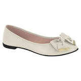 Moleca 5727-129 Pointy Toe in Off White Napa