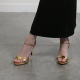 Vizzano 6210-1119 High Heel Sandal in Gold
