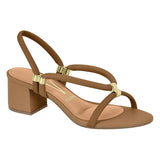 Vizzano 6291-1151 Block Heel Strappy Sandal in Camel